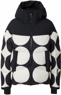 ROXY Športová bunda  antracitová / biela