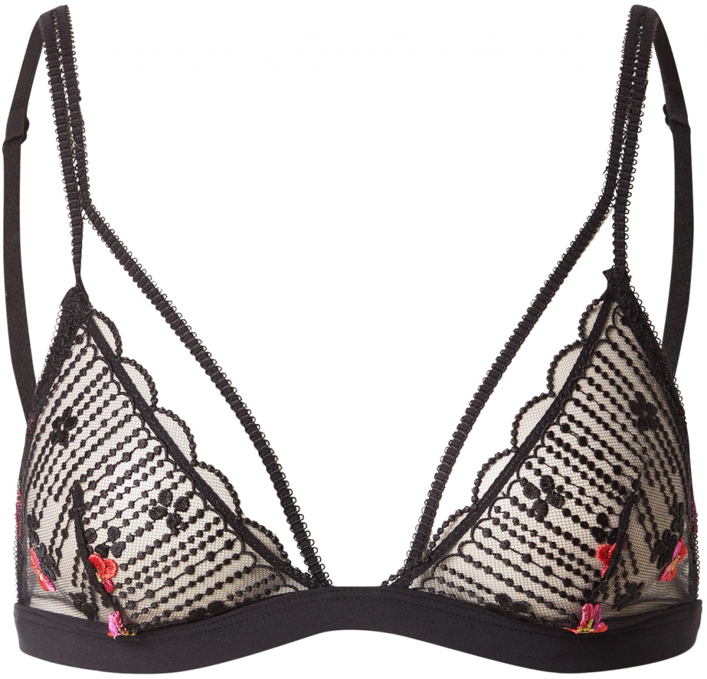 ETAM Podprsenka 'Drama'  žltá / ružová / červená / čierna