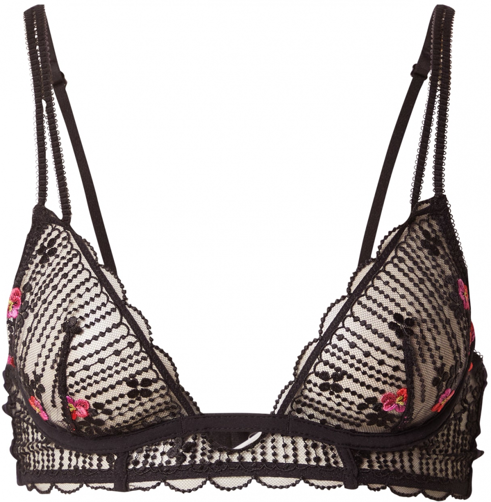 ETAM Podprsenka 'Drama'  žltá / ružová / červená / čierna