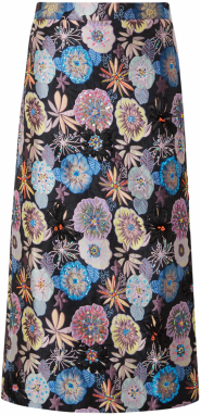 Essentiel Antwerp Sukňa 'Ivymuse'  slonová kosť / svetlomodrá / levanduľová / čierna