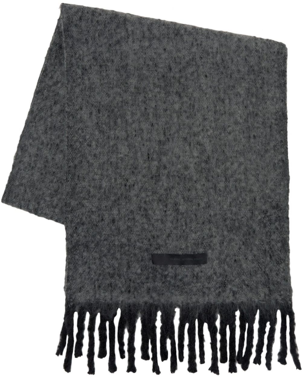 Pull&Bear Šál  tmavosivá / čierna