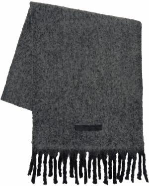 Pull&Bear Šál  tmavosivá / čierna