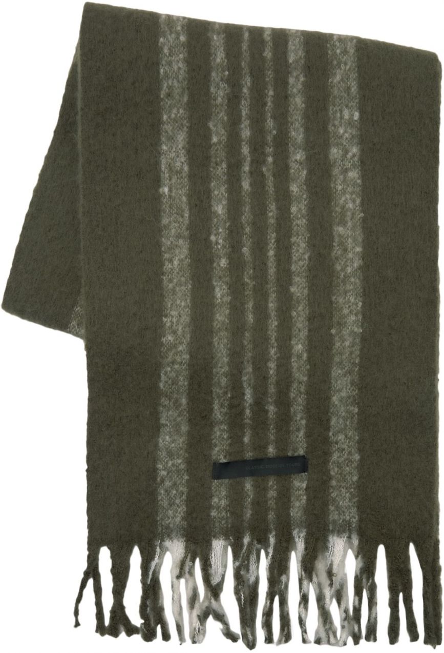 Pull&Bear Šál  svetlozelená / tmavozelená