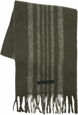 Pull&Bear Šál  svetlozelená / tmavozelená