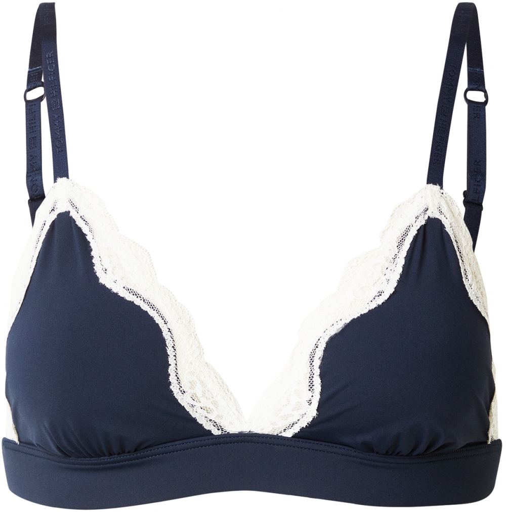 Tommy Hilfiger Underwear Podprsenka  tmavomodrá / biela