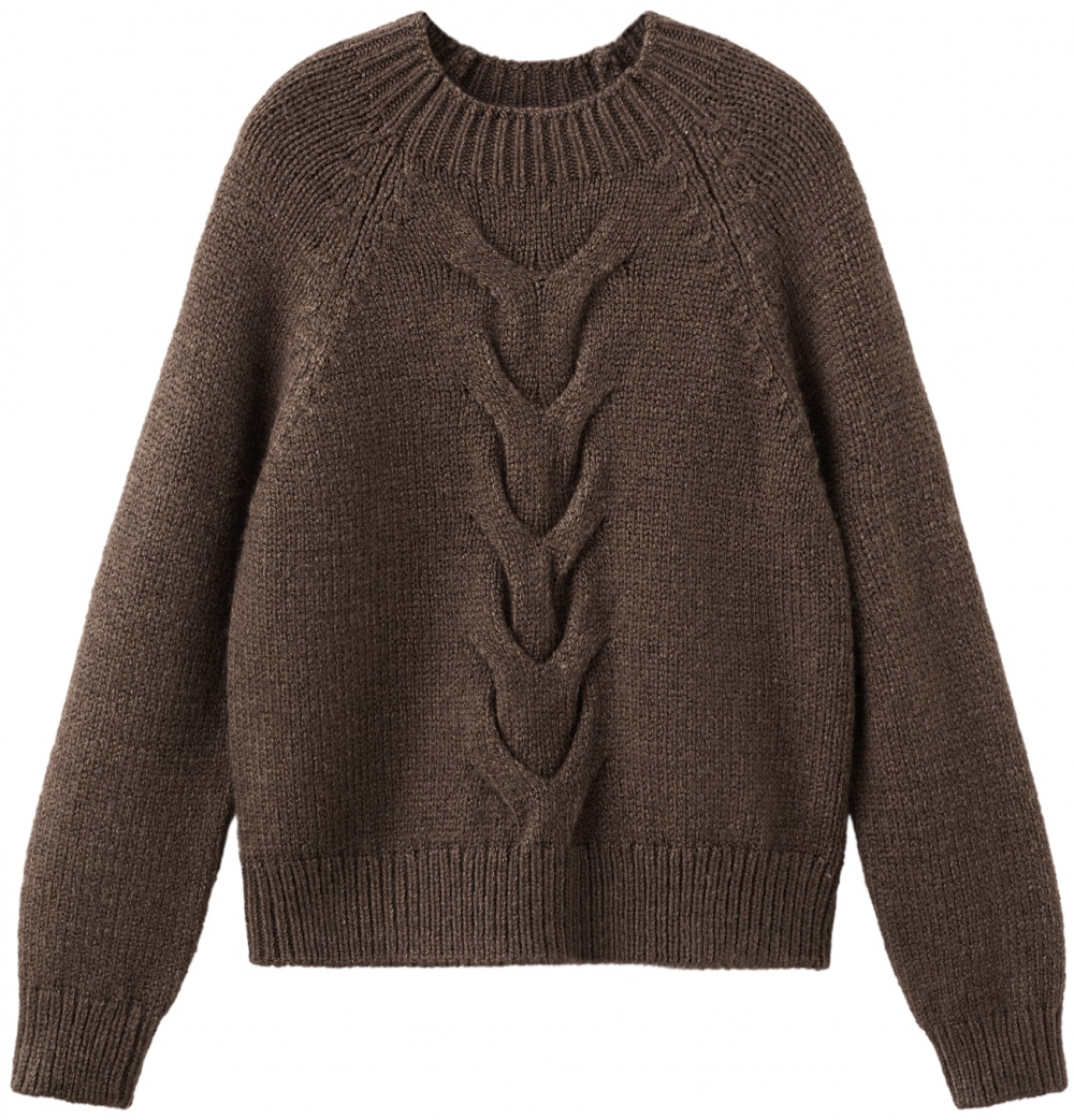 MANGO Sveter 'NOLITA'  čokoládová