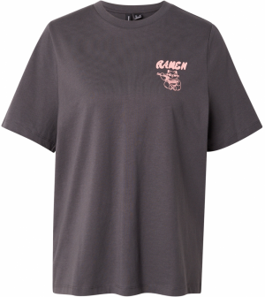 VERO MODA Tričko 'VMLILJE CATY'  čadičová / ružová