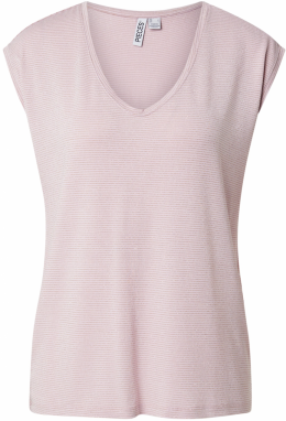 PIECES Tričko 'PCBillo'  orgovánová / strieborná