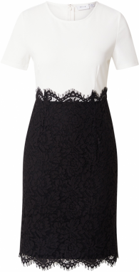 VILA Šaty 'VICLARA'  čierna / biela