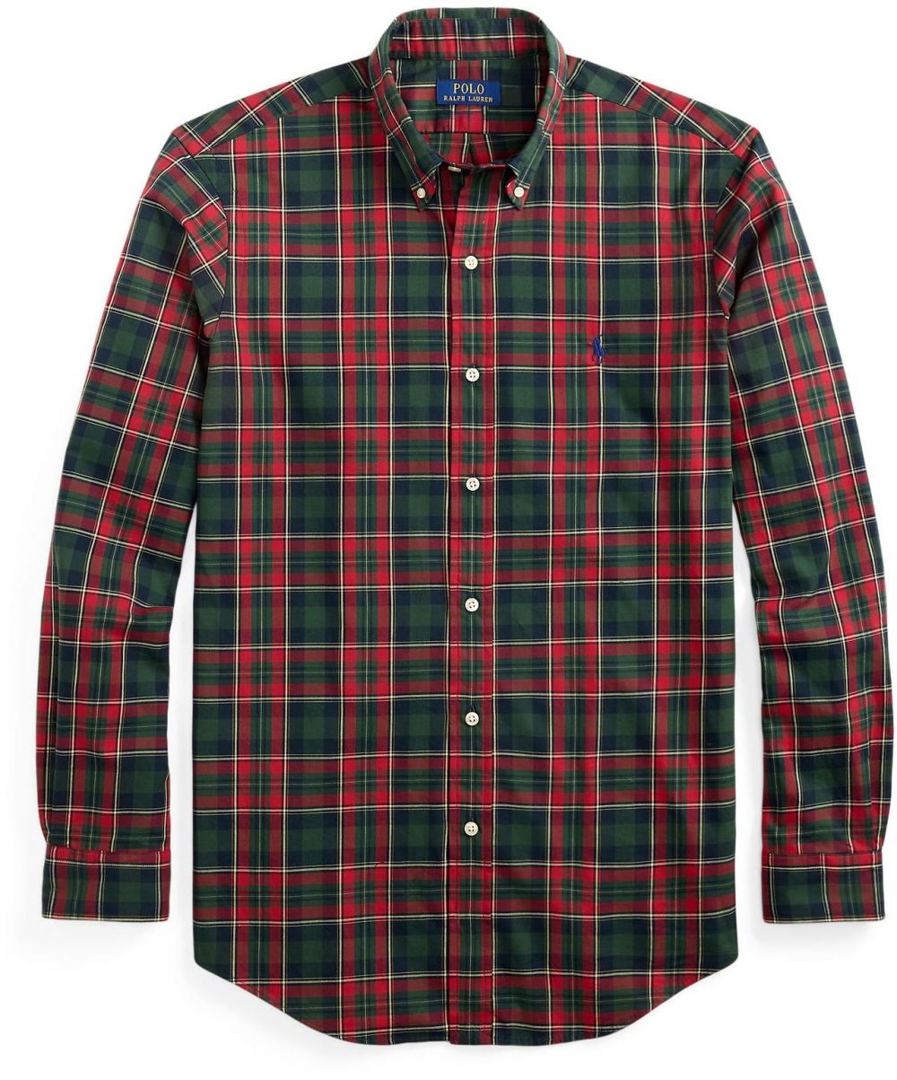 Polo Ralph Lauren Košeľa  béžová / zelená / jedľová / červená