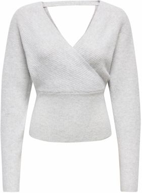 ONLY Sveter 'ONLWINNIE'  sivá melírovaná