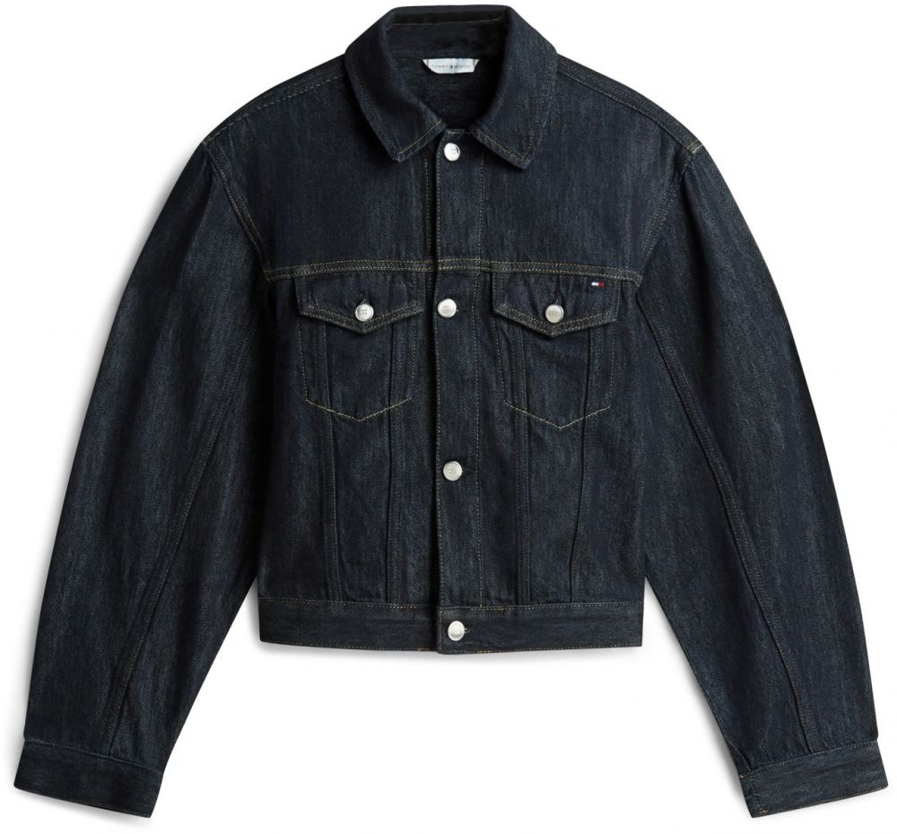 TOMMY HILFIGER Prechodná bunda  tmavomodrá