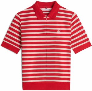 TOMMY HILFIGER Tričko  pastelovo ružová / červená / biela