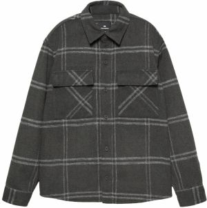 Pull&Bear Prechodná bunda  čierna / biela