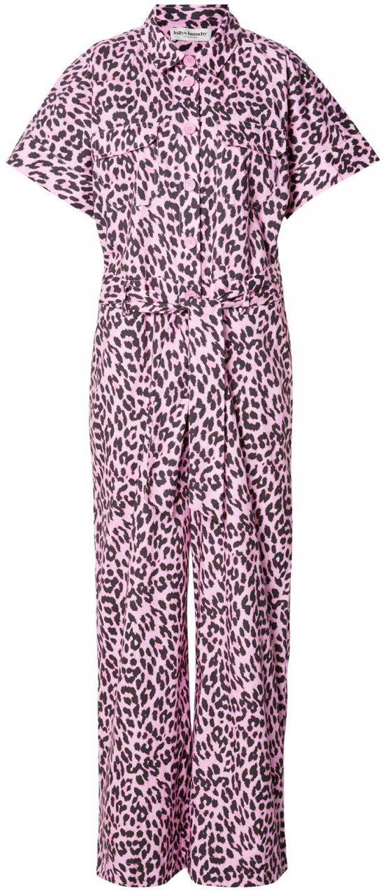 Lollys Laundry Overal 'Mathilde'  svetloružová / čierna