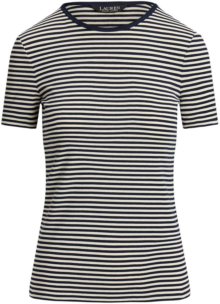 Lauren Ralph Lauren Tričko  čierna / biela