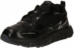 Karl Lagerfeld Nízke tenisky 'BLAZE Strike'  tmavosivá / čierna / strieborná