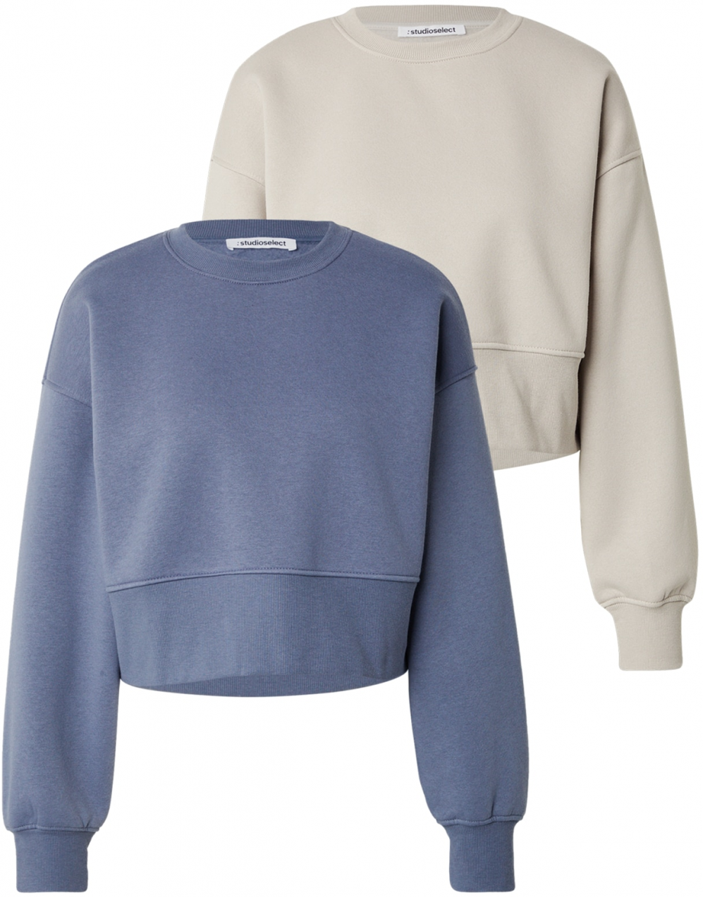 studioselect Mikina 'Jill'  dymovo modrá / sivá