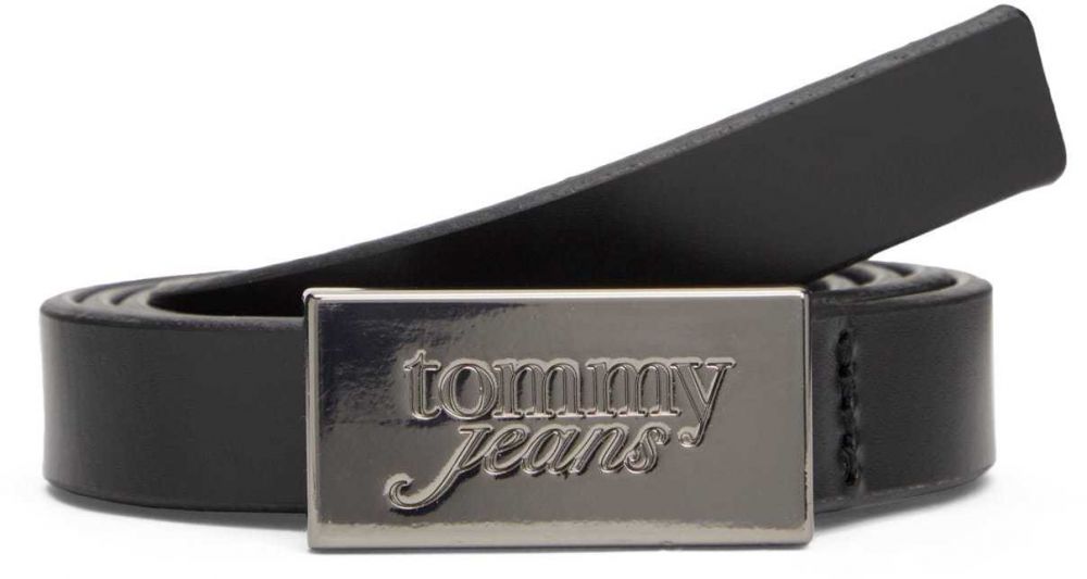 Tommy Jeans Opasky  čierna / strieborná