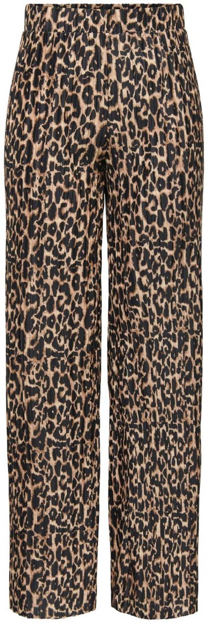 ONLY Nohavice 'ONLBISA'  svetlohnedá / čierna