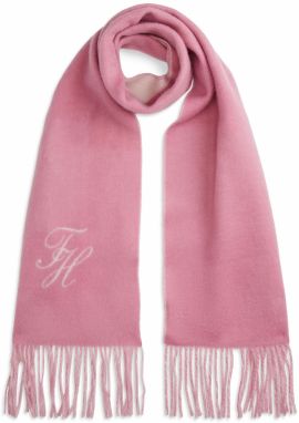 TOMMY HILFIGER Šál  orchideová / biela