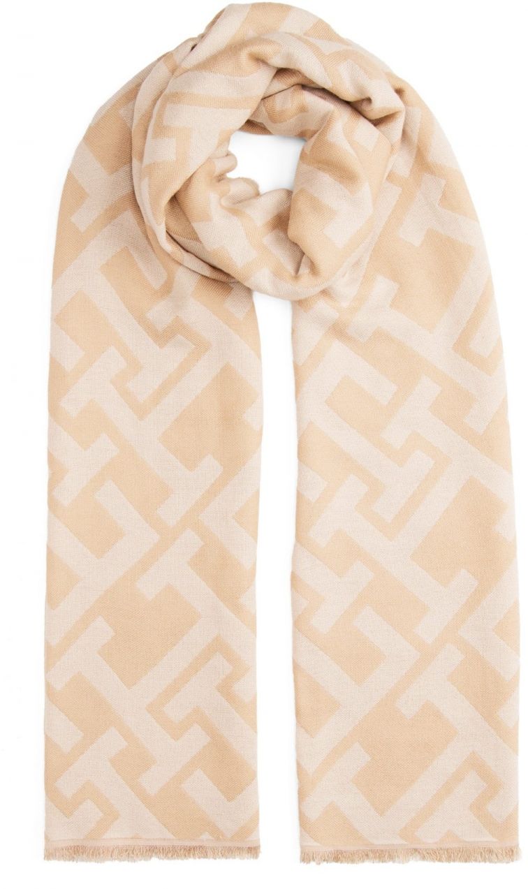 TOMMY HILFIGER Šál  farba ťavej srsti / nebielená