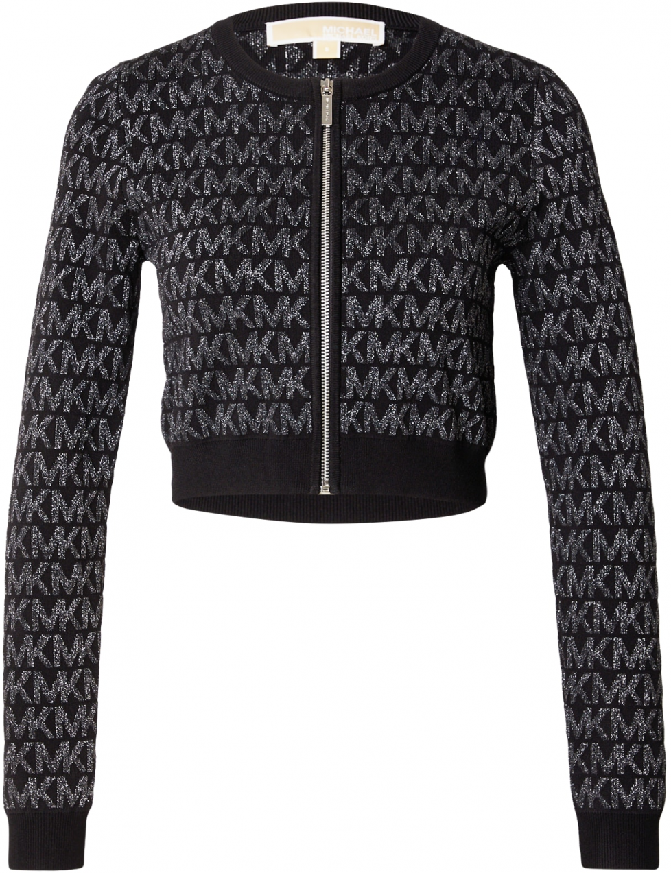 MICHAEL Michael Kors Kardigán  čierna / strieborná