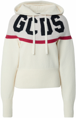 GCDS Sveter  jasne červená / čierna / biela