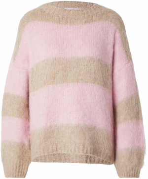 Zwillingsherz Sveter  kapučíno / ružová