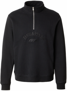 JACK & JONES Mikina 'JORBLEECKER'  čierna
