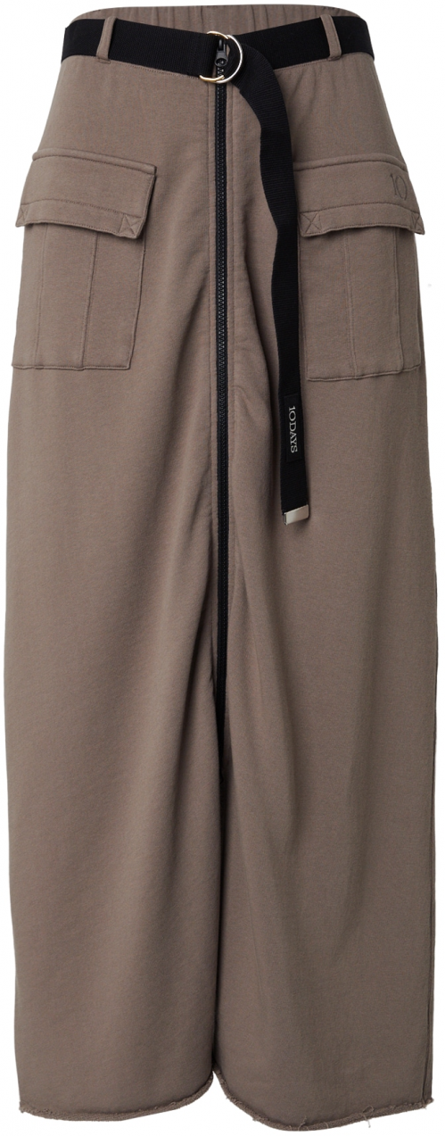 10Days Sukňa  farby bahna