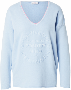 Zwillingsherz Mikina 'Positive Mind'  svetlomodrá