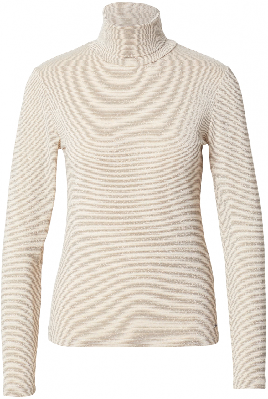 Herrlicher Tričko 'Tinsley'  púdrová / biela