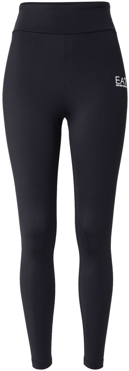EA7 Emporio Armani Športové nohavice  čierna / biela