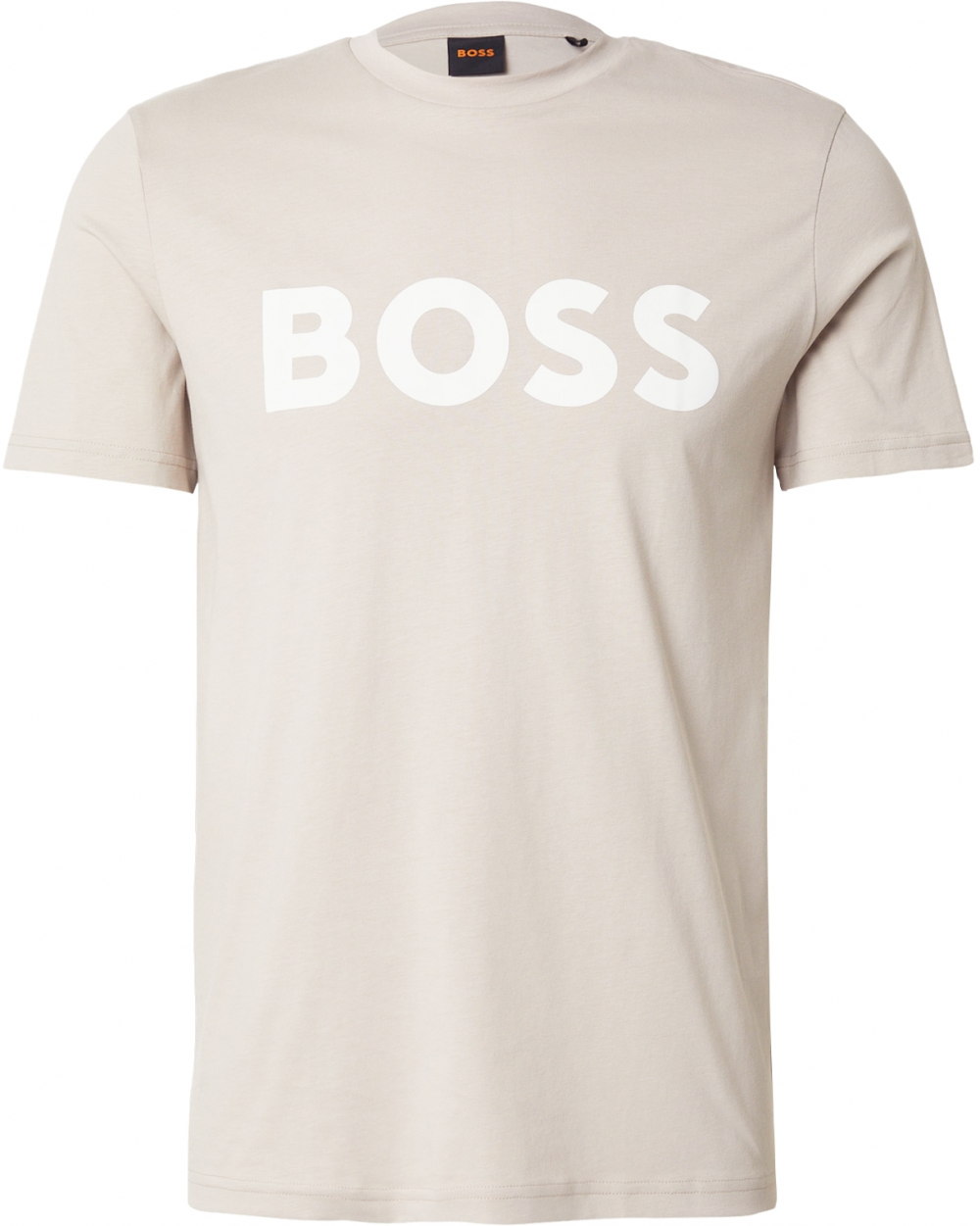 BOSS Tričko 'Thinking 1'  tmavošedá / biela