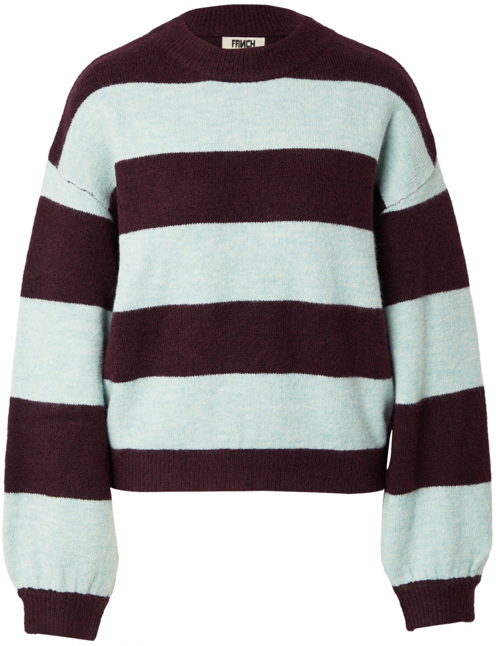 FRNCH PARIS Sveter  mätová / vínovo červená