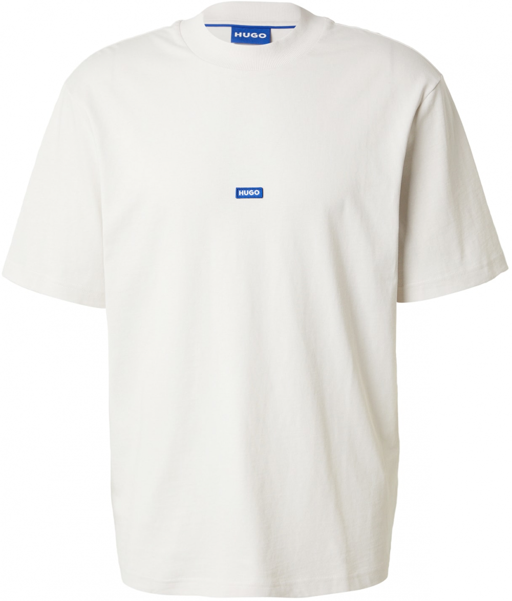 HUGO Tričko 'Nieros'  modrá / biela