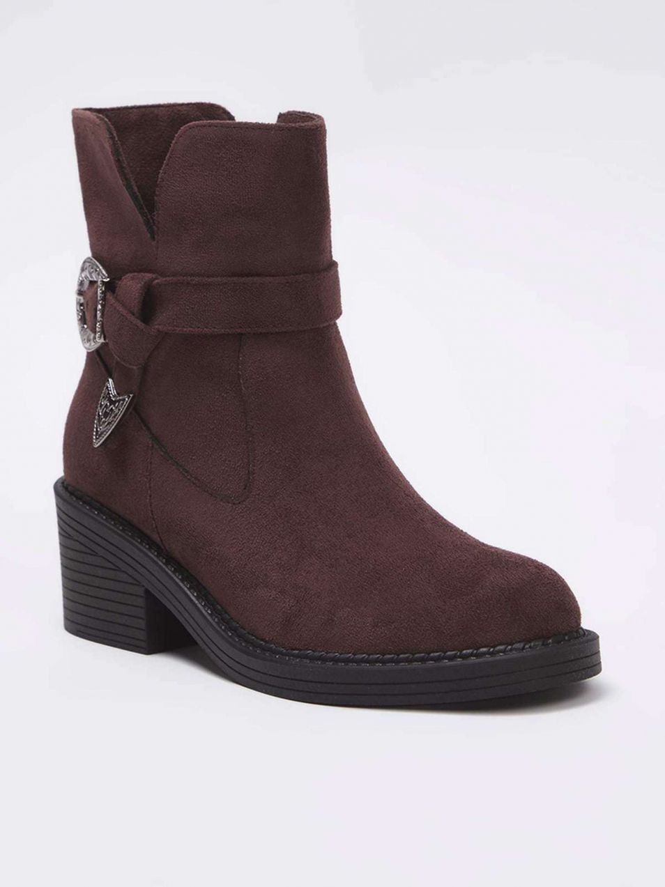 Trendyol Členkové čižmy  tmavohnedá