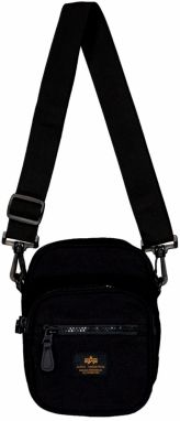 ALPHA INDUSTRIES Taška cez rameno  čierna