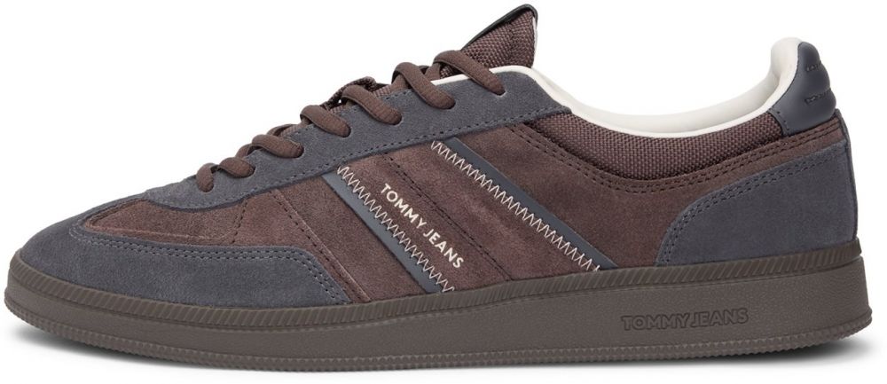 Tommy Jeans Nízke tenisky 'THE GREENWICH EDGE'  hnedá / čokoládová / sivá