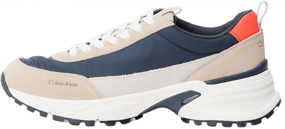 Calvin Klein Nízke tenisky  námornícka modrá / tmavošedá / sivobéžová