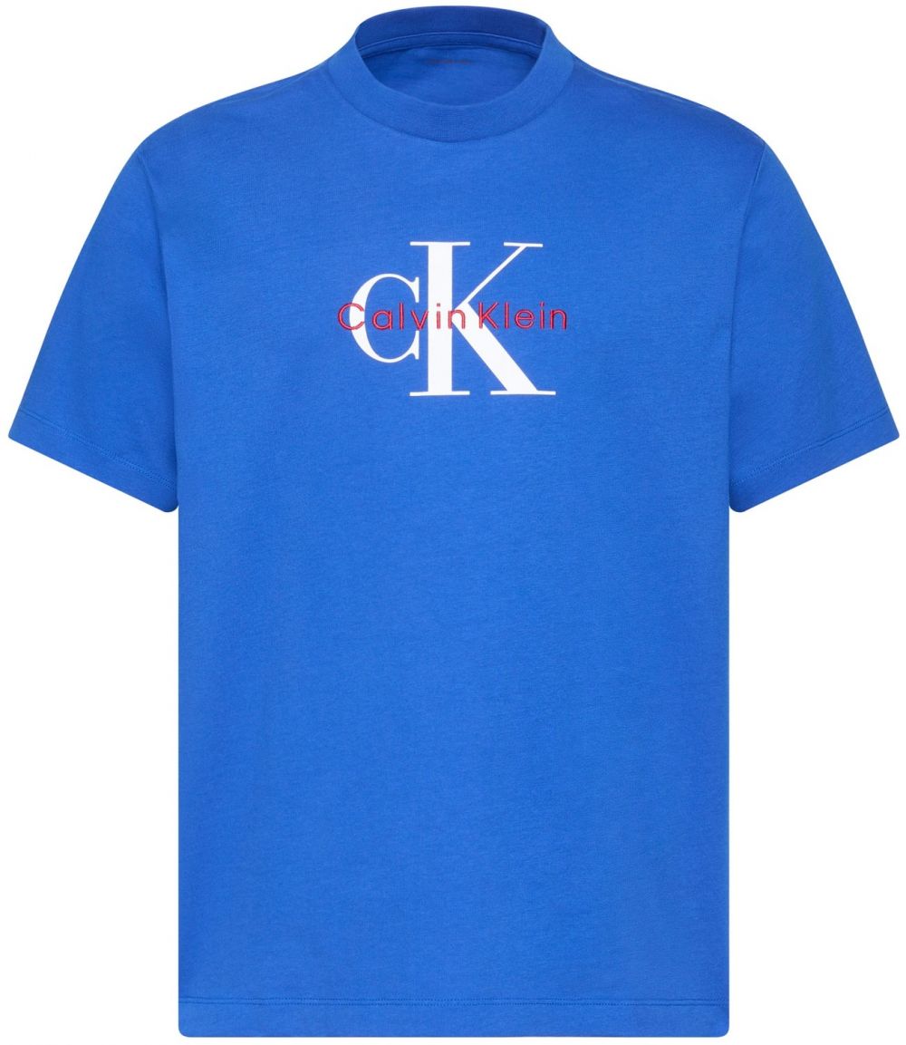 Calvin Klein Jeans Tričko 'Hero'  modrá / červená / biela