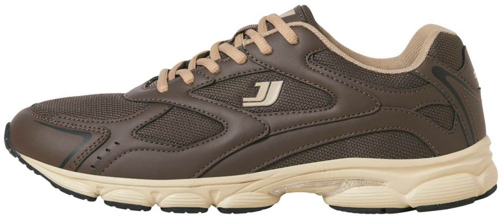 JACK & JONES Nízke tenisky 'JFWEDGE'  béžová / tmavohnedá