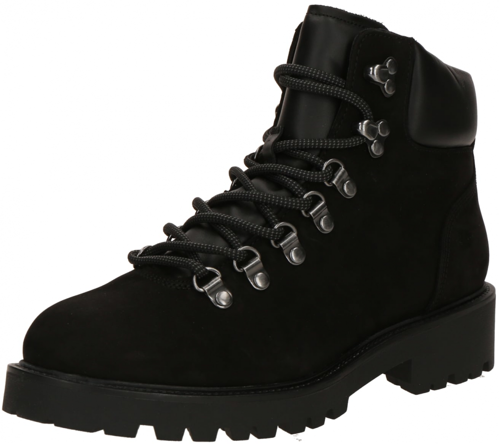 VAGABOND SHOEMAKERS Šnurovacie členkové čižmy 'KENOVA'  čierna