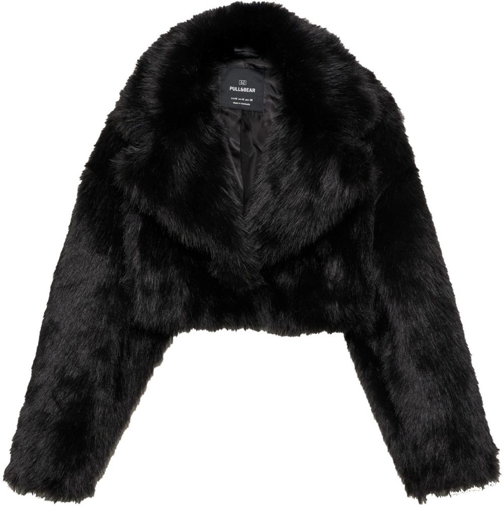 Pull&Bear Prechodná bunda  čierna