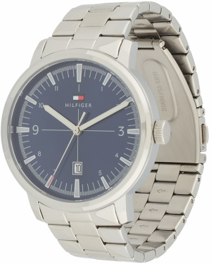 TOMMY HILFIGER Analógové hodinky 'ESSENTIALS'  strieborná