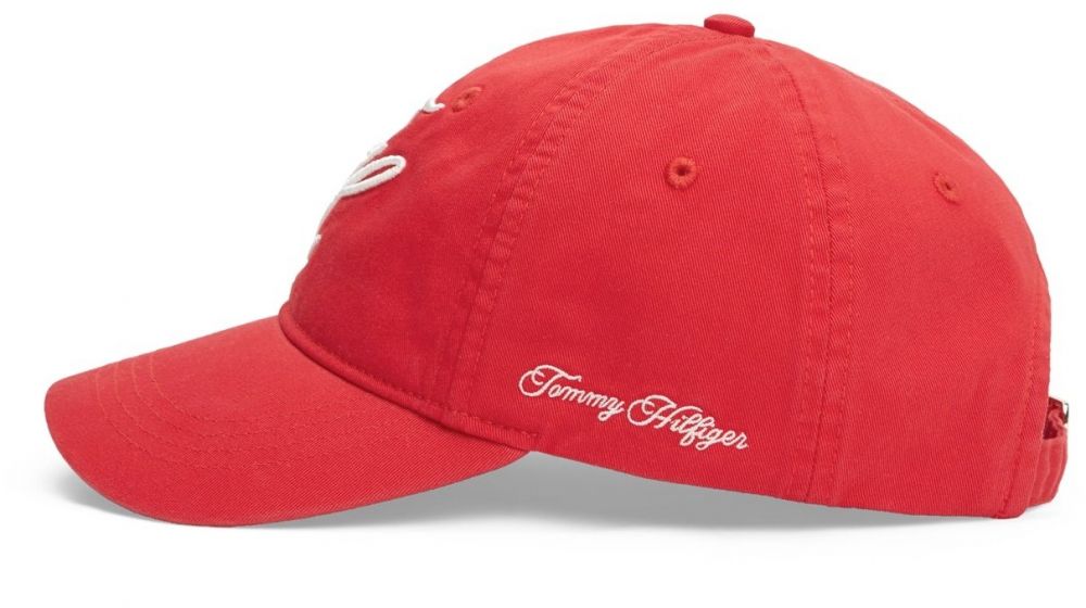 TOMMY HILFIGER Čiapka  červená / biela