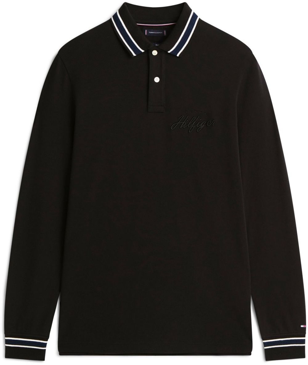 TOMMY HILFIGER Tričko  námornícka modrá / čierna / biela