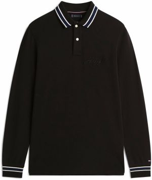 TOMMY HILFIGER Tričko  námornícka modrá / čierna / biela