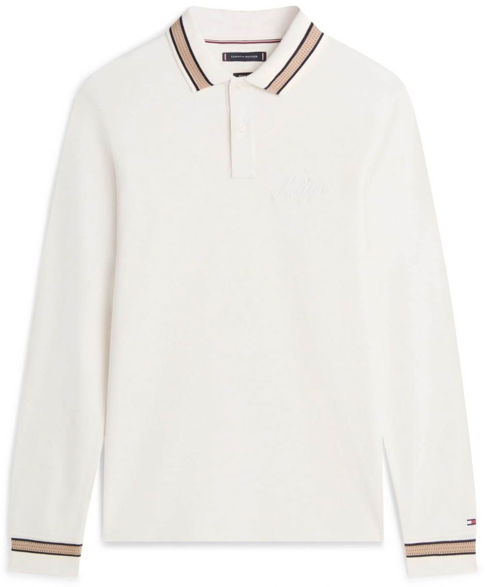 TOMMY HILFIGER Tričko  béžová / nebielená / čierna